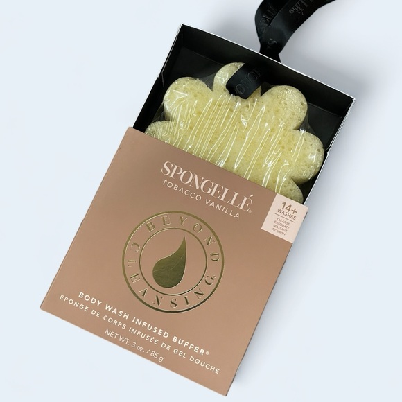 TOBACCO VANILLA Spongellé Boxed Flower Body Wash Infused Buffer - Picture 3 of 3